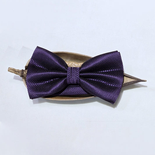 Dark Purple Bow Tie