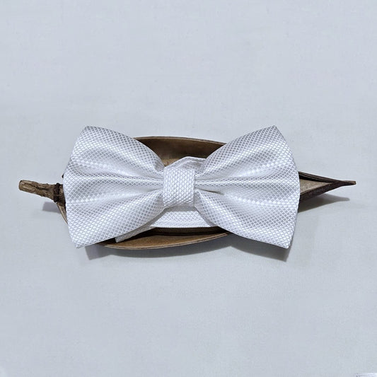 Majestic White Bow Tie