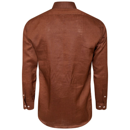 Brown Linen Shirt