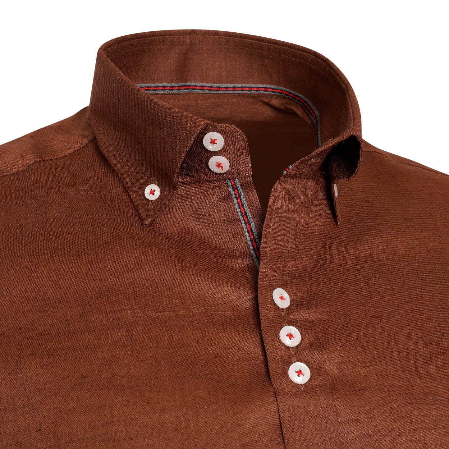 Brown Linen Shirt